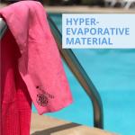 FROGG TOGGS Chilly Pad, Instant Cooling Towel, long lasting, reusable, Sports and Outdoors Neck Towel 33x13, Hivis Lime Green