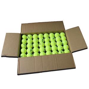 Magicorange Tennis Balls, 120 Pack Advanced Training Tennis Balls Practice Balls, Pet Dog Playing Balls, Come with Mesh Bag for Easy Transport, Good for Beginner Training Ball (Yellow)
