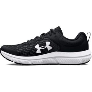 Under Armour Boys' Grade School Assert 10, (001) Black/White/White, 6, US