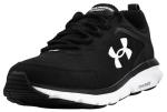 Under Armour Men's Charged Assert 9, Black (001)/White, 11 M US