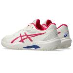 ASICS Kid's Gel-Game Grade School Tennis Shoes, 7, Cream/Bright Rose