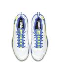 Wilson Rush Pro 4.5 Men's Tennis Shoe - White/Amparo Blue/Safety Yellow, Size 9.5 US