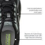 Skechers mens Go Run Consistent - Performance Running & Walking Shoe Sneaker, Black/Grey, 14 X-Wide US