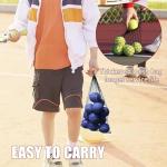 Magicorange Tennis Balls, 12 Pack Advanced Training Tennis Balls Practice Balls, Pet Dog Playing Balls, Come with Mesh Bag for Easy Transport, Good for Beginner Training Ball (Blue)