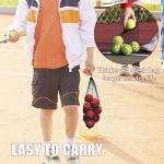 Magicorange Tennis Balls, 12 Pack Advanced Training Tennis Balls Practice Balls, Pet Dog Playing Balls, Come with Mesh Bag for Easy Transport, Good for Beginner Training Ball (Red)