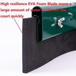 LongTeco Tennis Court Squeegee, Lightweight Aluminum Squeegee for Pickleball and Basketball Courts, Rain Sweep Heavy Duty Water Remover for Courts, Extra 5ft EVA Foam Blade, Sturdy and Never Rust