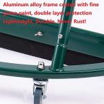 LongTeco Tennis Court Squeegee, Lightweight Aluminum Squeegee for Pickleball and Basketball Courts, Rain Sweep Heavy Duty Water Remover for Courts, Extra 5ft EVA Foam Blade, Sturdy and Never Rust