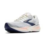 Brooks Women’s Adrenaline GTS 24 Supportive Running Shoe - Grey/Blue Ribbon/Peach - 9.5 Medium