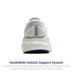 Brooks Women’s Adrenaline GTS 24 Supportive Running Shoe - Grey/Blue Ribbon/Peach - 9.5 Medium