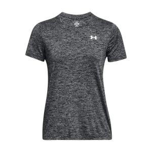 Under Armour Womens Tech Twist Short Sleeve Crew, (001) Black / / White, Small