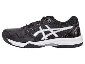 ASICS Men's Gel-Dedicate 7 Tennis Shoes, 13, Black/White