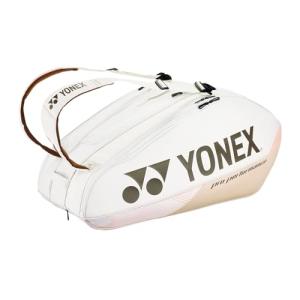 YONEX Pro Racquet 9pk Tennis Bag, Sand Beige