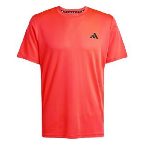 adidas Men's Train Essentials T-Shirt, Pure Ruby/Black