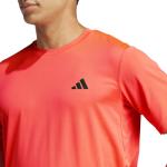 adidas Men's Train Essentials T-Shirt, Pure Ruby/Black