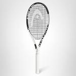 HEAD Metallix Attitude Pro White Tennis Racket - Pre-Strung Adult Tennis Racquet for Control and Maneuverability
