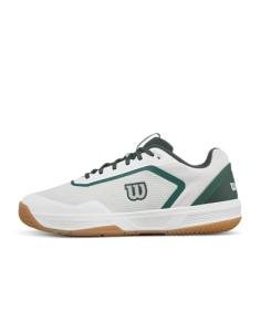 WILSON CourtGlide Men's Tennis Shoe - White/Sycamore/Gum, Size 9 US