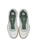 WILSON CourtGlide Men's Tennis Shoe - White/Sycamore/Gum, Size 9 US