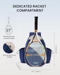 Sucipi Tennis Bag for Women and Men, Water-Resistant and Machine Washable Tennis Racket Backpack, Lightweight Sports Backpack for Pickleball, Badminton