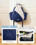 Sucipi Tennis Bag for Women and Men, Water-Resistant and Machine Washable Tennis Racket Backpack, Lightweight Sports Backpack for Pickleball, Badminton
