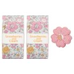 Strawberries and Cream Stylish Tennis Tape, Tacky Texture & Matching Dampener, 2 Overgrips & 1 Dampener Set for Tennis Racket, Tennis Tape Pink - Control, Comfort & Focus Anneliese Collection