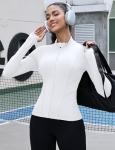 Rapbin Long Sleeve Active Tops for Women Yoga Running Athletic Shirts Quick Dry Hiking Tennis Golf Clothes Workout Crop Top