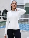 Rapbin Long Sleeve Active Tops for Women Yoga Running Athletic Shirts Quick Dry Hiking Tennis Golf Clothes Workout Crop Top