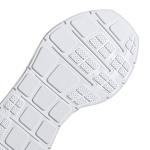 adidas Women's Swift Run Sneaker, White/White/Gold Metallic, 9