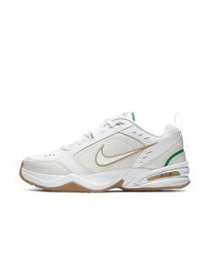 Nike Men's Air Monarch IV Training/Workout Shoes, White/Metallic Gold-Phantom-Lucky Green, 11