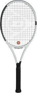 Dunlop Sports Pro 265 Pre-Strung Tennis Racket, 1/4 Grip, White/Black