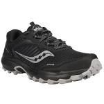 Saucony Men's Excursion TR15 Trail Running Shoe, Black/Shadow, 14