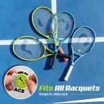 TRESSIS Tennis Racket Dampener - Cute Fun Kiss My Ace Design - 2-Pack - Vibration & Noise-Reducing Tennis Shock Absorber for Racquets - Secure, Easy-Install Accessories for Players of All Levels