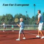 TRESSIS Tennis Racket Dampener - Cute Fun Kiss My Ace Design - 2-Pack - Vibration & Noise-Reducing Tennis Shock Absorber for Racquets - Secure, Easy-Install Accessories for Players of All Levels