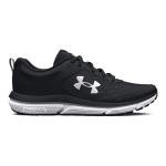 Under Armour Women's Charged Assert 10, (001) Black/Black/White, 7.5, US