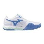 Mizuno Wave Enforce Tour 2 AC Women's Tennis Shoe, All Court Shoe, White-Frontier Blue, US Womens 8.5