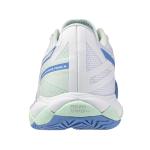 Mizuno Wave Enforce Tour 2 AC Women's Tennis Shoe, All Court Shoe, White-Frontier Blue, US Womens 8.5