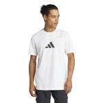 Adidas Men's Tennis Category Graphic T-Shirt, White, Small