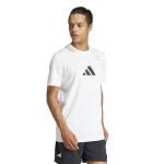 Adidas Men's Tennis Category Graphic T-Shirt, White, Small