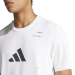 Adidas Men's Tennis Category Graphic T-Shirt, White, Small