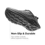 NORTIV 8 Men's Walking Running Tennis Cushioning Shoes ActiveFloat Non Slip Athletic Gym Workout Jogging Comfortable Sneakers,Size 12,All Black,SNWS245M