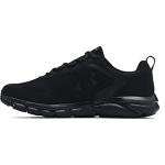 Under Armour Mens Charged Assert 9 Running Shoe, Black (002 Black, US