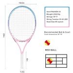 Kids Tennis Racket Starter Kit - Pink 23”