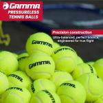 GAMMA Sports Pressureless Tennis Balls Box, Bulk Tennis Balls, Premium Tennis Accessories, 75 Balls, Tennis Practice, Tennis Training, Pet Toys, Dog Ball, Coach, Indoor & Outdoor Play
