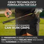 Geko 2 in 1 Grip Restore and Cleaner - #1 Sport Cleaner Formulated for Grip - Grip Spray for Golf, Football, Baseball, Basketball, Soccer, Tennis, Pickleball, Volleyball - Removes Dirt And Oil