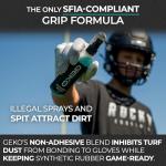 Geko 2 in 1 Grip Restore and Cleaner - #1 Sport Cleaner Formulated for Grip - Grip Spray for Golf, Football, Baseball, Basketball, Soccer, Tennis, Pickleball, Volleyball - Removes Dirt And Oil