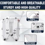 Tennis Bag Tennis Backpack for Women Men Holds 2 Rackets with Shoe Compartment, Large Pickleball Backpack Hold Tennis Racket, Pickleball Paddles, Badminton Racquet, Balls and Other Accessories