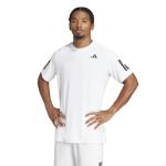 Adidas Men's Club Tennis Climacool 3-Stripes T-Shirt, White, Medium