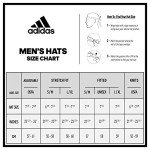 adidas Superlite, Athletic Caps, Running Hat Men, White/1.0, One Size