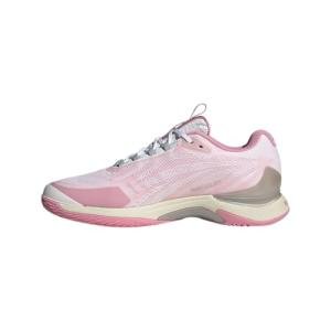 Adidas Women's Avacourt 2 Em Tennis, White/Champagne Metallic/Lucid Pink, 9