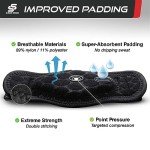 Sleeve Stars Tennis Elbow Brace for Men & Women, Tendonitis Elbow Brace & Strap Golfers Elbow Brace Counterforce Band for Tendon Pain Relief & Support for Forearm w/ 3 Straps Fits 9-23" (Single/Black)