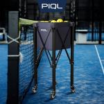 Navy Blue Pickleball Ball Caddy - Wheeled Cart, Storage Bag - 100 pickleball capacity - Tennis Ball Hopper